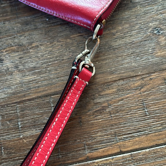 Kate Spade Red Leather Wristlet Purse - Picture 5 of 9